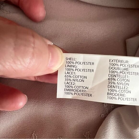 DEX Womens 1X Crochet Inset Embroidered Boho Top NWT - Picture 13 of 13